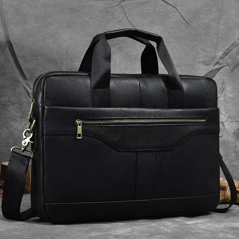 Men's Briefcase Genuine Leather