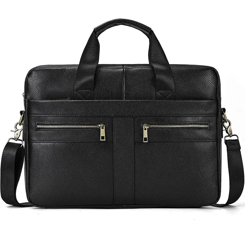 Men's Briefcase Genuine Leather