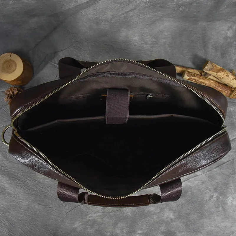 Men's Briefcase Genuine Leather