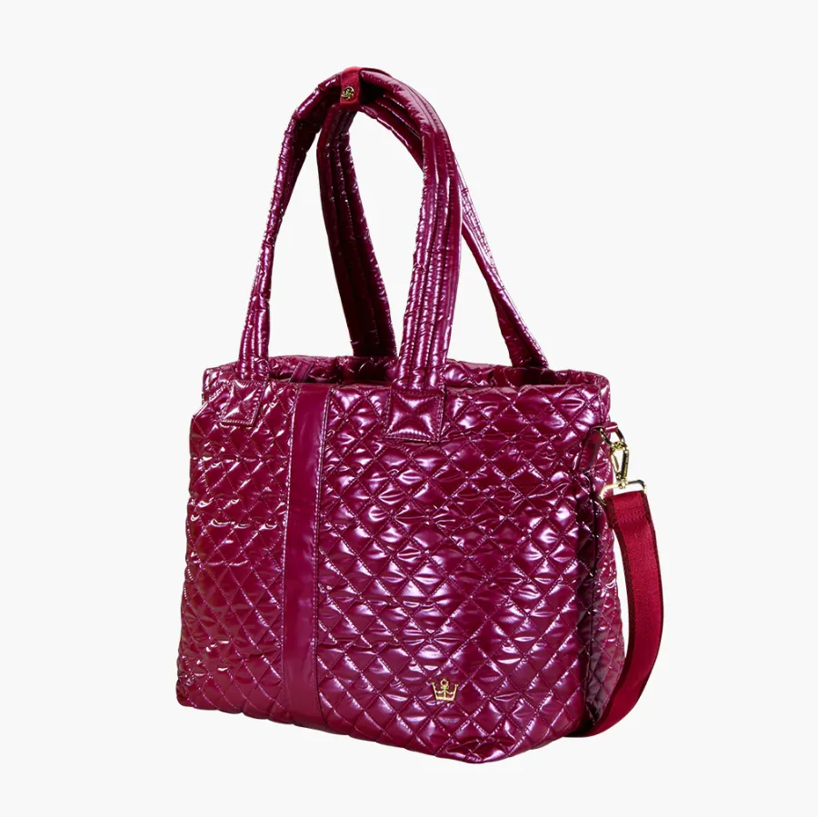 Oliver Thomas Kitchen Sink Tote 2 - Raspberry Pink Metallic