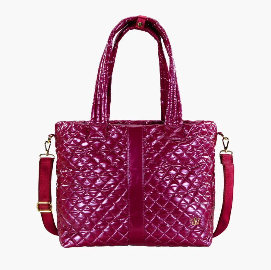 Oliver Thomas Kitchen Sink Tote 2 - Raspberry Pink Metallic