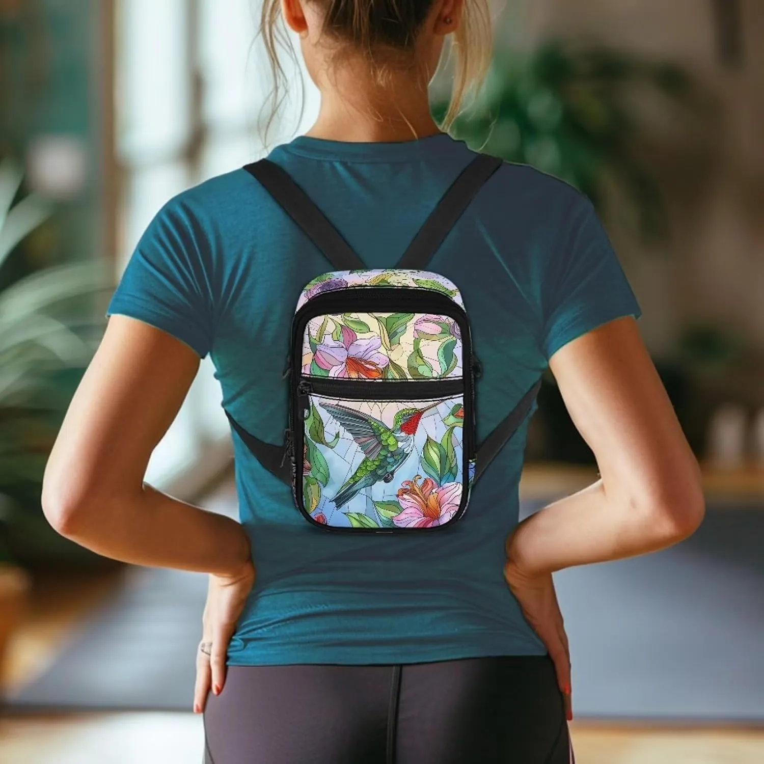 Small Messenger Bag for Women Men Sling Bag Crossbody Purse Wallet Purse Cell Phone Crossbody Bag