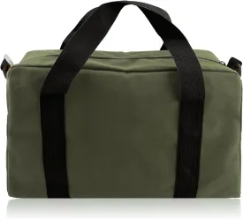 Small Tool Bag,Close Top Wide Mouth Tool Organizer Bag,Large Capacity Tool Bags for Men,Canvas Tool Storage Bag for Storage Handbag for Screwdrivers,Wrench,Pliers Hand Tools (Army Green, 12 Inch)