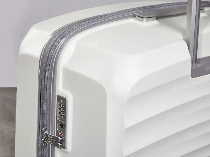 Sunwave Set of 3 Suitcases - White