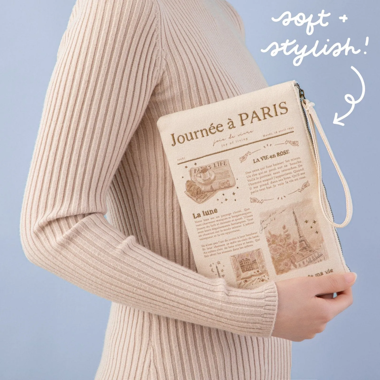 Tsuki ‘Journée à Paris’ Travel Pouch ☾