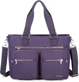 Water Repellent Nylon Shoulder Handbag - Laptop Tote Briefcase Clinical Bag