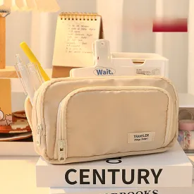Wholesale 2023 Large Capacity Canvas Pencil Case